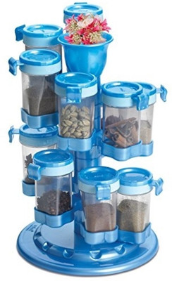 Ritu 12-Jar Multi Color Revolving Spice Rack 1 Piece Spice Set(Plastic) Ritu 12-Jar Multi Color Revolving Spice Rack 1 Piece Spice Set(Plastic)