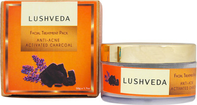 

Lushveda Facial Treatment Pack- Anti Acne Activated Charcoal(50 g)
