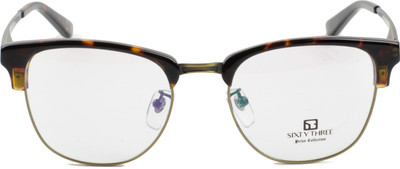 

Sixty Three Full Rim Round, Square Frame(51 mm