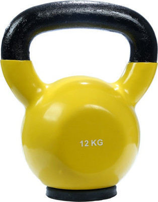 

BFitusa Vinyl Kettlebell with Rubber Base Yellow Kettlebell(12 kg)