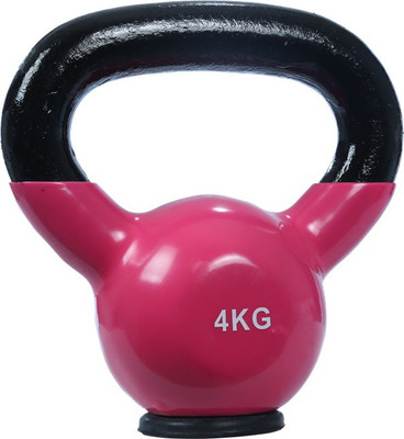 

BFitusa Vinyl Kettlebell with Rubber Base Pink Kettlebell(4 kg)