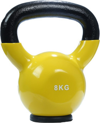 

BFitusa Vinyl Kettlebell with Rubber Base Yellow Kettlebell(8.5 kg)