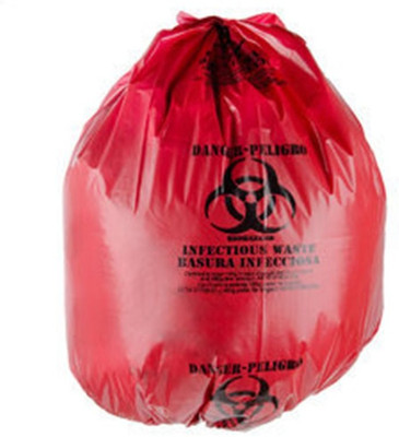 

Total hygiene TOTAL HYGIENE Bio Waste Red printed 19 Inch x 21 Inch (100 Pcs) Small 100 L Garbage Bag(Pack of 100)