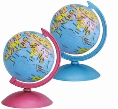 

Smartcraft GLobus 202 A Desk & Table Top Political World Globe(Medium Blue)