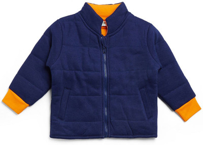 

Mini Klub Full Sleeve Solid Baby Boys Jacket, Navy