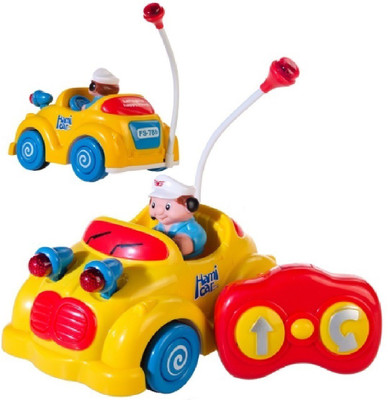 

Toys Bhoomi Push Pull Along Musical Infants RC Cartoon Remote Control Vehicle Car for Toddlers Kids Children with Lights & Sound(Multicolor)