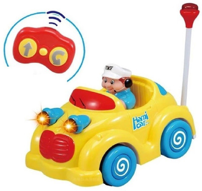 

Toys Bhoomi Musical Infants RC Cartoon Remote Control Car for Toddlers Kids Children with Lights & Sound(Multicolor)