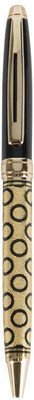

Maa Bhagwati Steel Body Pen With Gold Colour Print Hand-crafted With Case Ball Pen