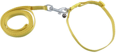 

SRI Nylon Leash With Collar Set For Puppy 120 cm Dog Strap Leash(Yellow)