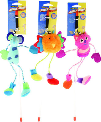 

petsports Petsport Jingle Wand Cat Teaser Toy Cotton Training Aid For Cat