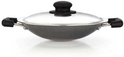 

Greenchef Appamchetty(3.0MM) Chetty Pan 0 cm diameter(Aluminium, Non-stick), Grey