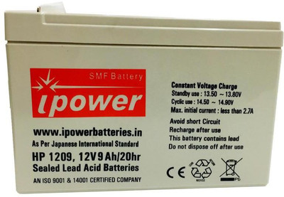 

I-POWER HP1209 Rechargeable Lead Acid Battery
