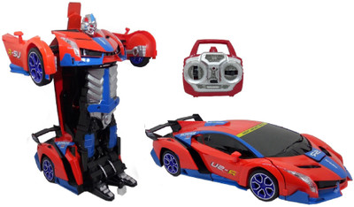 

HALO NATION Remote Controlled Transformer Sports Car - One Touch Deform Autobot - Race Car Edition (Red)…(Red)