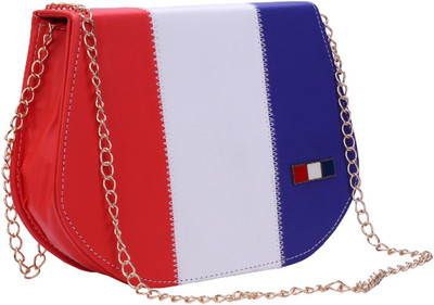 

Bee Fashionable Women Casual Red PU Sling Bag