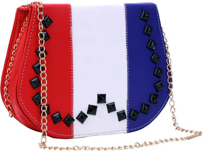 

Bee Fashionable Women Casual Red PU Sling Bag