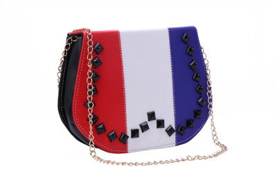 

Bee Fashionable Women Casual Black PU Sling Bag