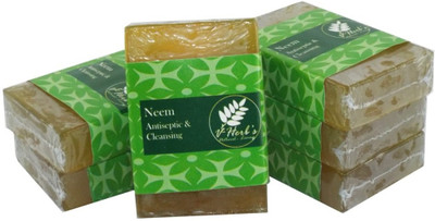 

vherbs Handcrafted Neem Soap - Pack of 6(600 g, Pack of 6)