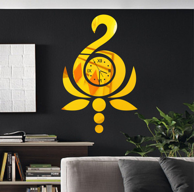 

Naveed arts  Acrylic Sticker Sticker(Pack of 10, Gold mirror