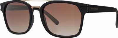 Park Avenue Wayfarer, Retro Square, Spectacle , Clubmaster Sunglasses(Brown, Clear) available at flipkart for Rs.2943