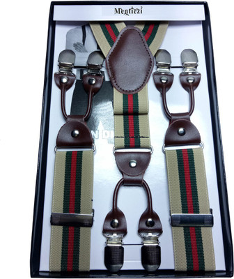 

mentiezi Y- Back Suspenders for Men(Multicolor)