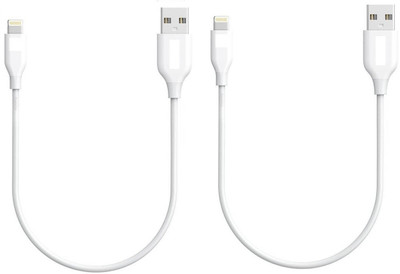 

BB4 PACK OF 2 Lightning 8 Pin to USB CHARGING CORD Wire FROM POWER BANK TO IPHONES Sync & Charge Cable USB Adapter(White)