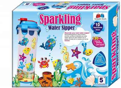 

GRAPPLE DEALS Sparkling Water Sipper Creative Craft For Kids.