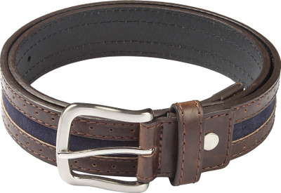 

Hamilton Men Casual Brown Artificial Leather Belt, Brown & blue