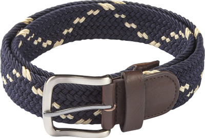 

Hamilton Men Casual Blue Artificial Leather Belt, Navy blue