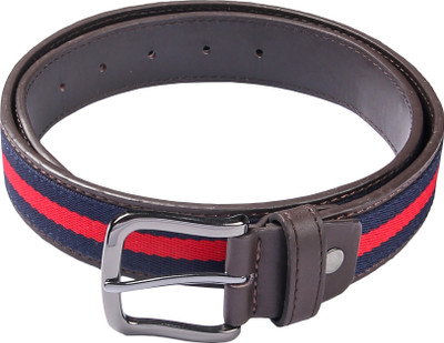 

Hamilton Men Casual Brown Artificial Leather Belt, Brown and red