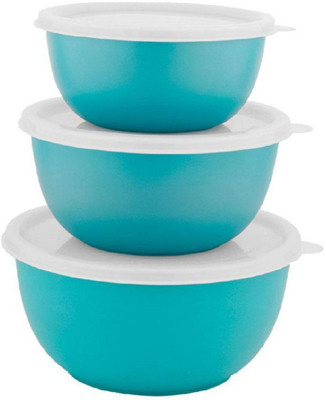 

Monet Matrix Micro Safe bowl set Plastic, Steel Bowl Set(Blue)