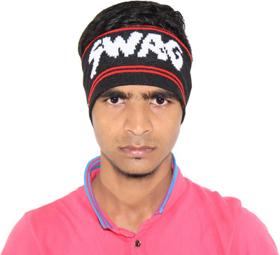 Goodluck Solid Winter Wollen Swag Head Band Cap available at flipkart for Rs.249