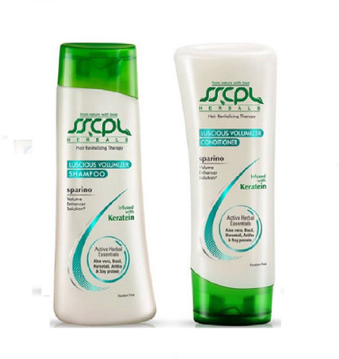 

SSCPL Herbals Luscious Volumizer Shampoo & Conditioner (200ml each)(Set of 2)