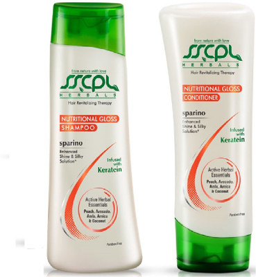 

SSCPL Herbals Nutritional Gloss Shampoo & Conditioner (200ml each)(Set of 2)