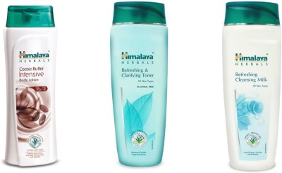 

Himalaya coca butter intensive body lotion, refreshing toner, refreshing milk(Set of 3)