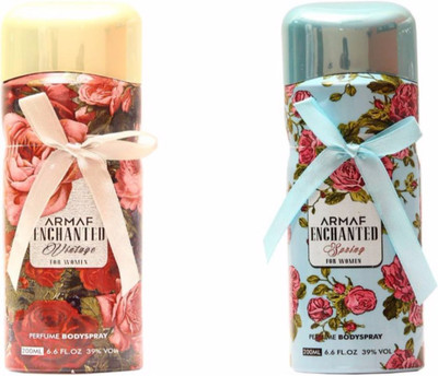 

Armaf Vintage Spring Combo Set (Set of 2) Deodorant Spray - For Women(200 ml, Pack of 2)