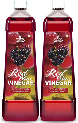 Simply Nutra Red Wine Vinegar Energy Drink(2x500 ml, Red Wine Flavored)