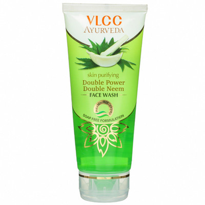 VLCC Ayurveda Skin Purifying Double Power Double Neem Face Wash(100 ml) available at flipkart for Rs.98