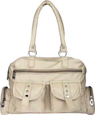 

Lady bar Shoulder Bag(Beige)