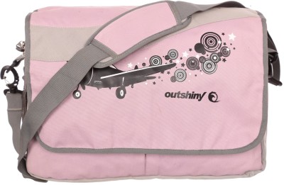 

Outshiny Messenger Bag(Pink, Grey), Grey;pink