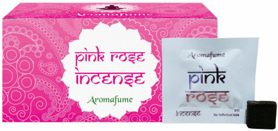 

Aromafume Pink Rose Incense (Medium) Rosy Agarbattis(18 Units)