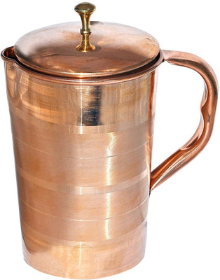 

RoyaltyLane Pure Copper Luxury Drinkware Accessories Ayurvedic Healing Water Jug(1.6 L)