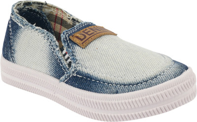 

BUNNIES Boys Slip on Loafers(Blue, White