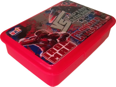 

KIDOZ KINGDOM LUNCH BOX CIVIL VAS IRON MAN VS CAPTAIN AMERICA SKI 1 Containers Lunch Box(550 ml), Multicolor