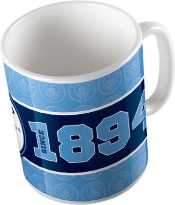 

Manchester City F.C. Manchester City F C EST Ceramic Mug(60 ml), Blue