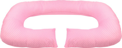 kidiCat Polka Printed Pregnancy Pillow Pack of 1(Pink Polka)