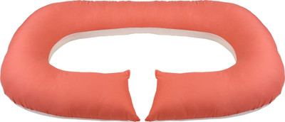 

kidiCat Dual Color Pregnancy Pillow Pack of 1(Orange & White)