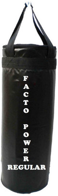 

FACTO POWER Regular 2.0 Feet Long, SRF - STANDARD Material, Black Color, Unfilled with Hanging Straps Hanging Bag(2.0, 24 kg)