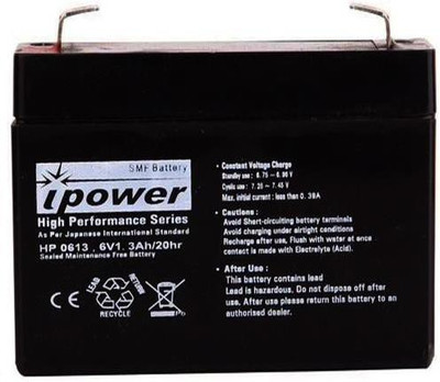 

I-POWER HP0613 Rechargeable Lead Acid Battery