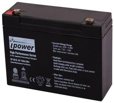 

I-POWER HP6010 Rechargeable Lead Acid Battery