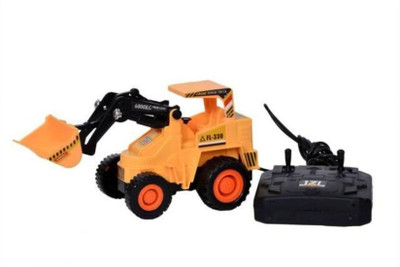 

TEENA EXPORTS AND IMPORTS TEENA'S Remote Control (Wired) Super Power Bulldozer Crane Small(Yellow)